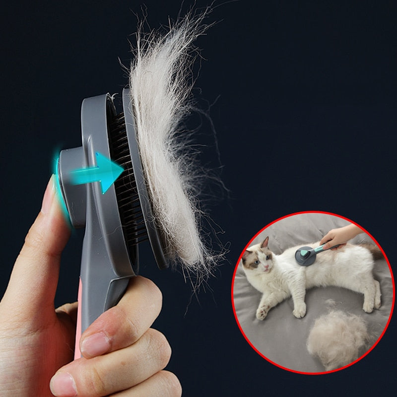 Pende escova removedor de pelos para cães e gatos  - Kimpets