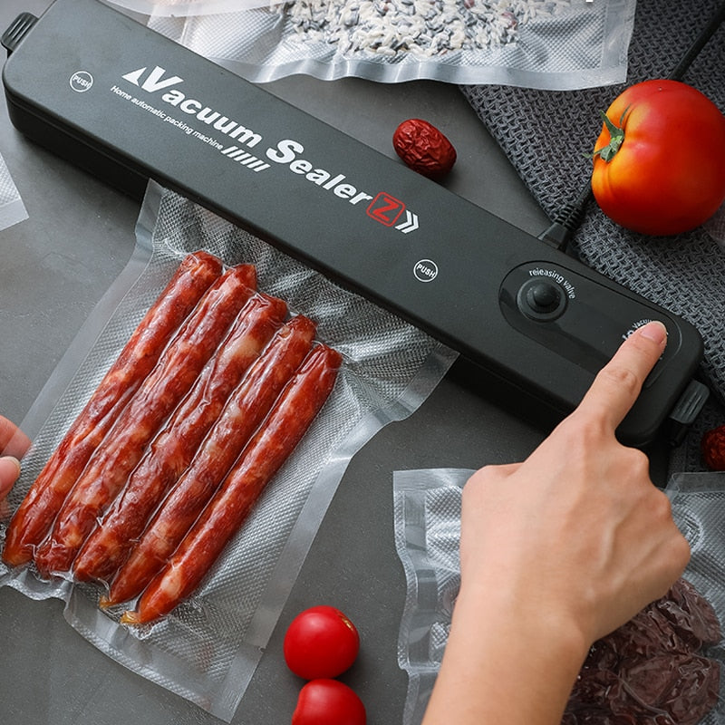 Máquina Seladora Alimentos A Vácuo Automática Vacuum Sealer