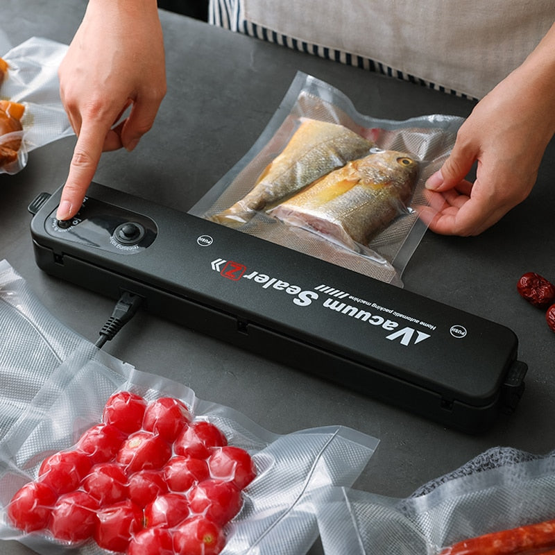 Máquina Seladora Alimentos A Vácuo Automática Vacuum Sealer