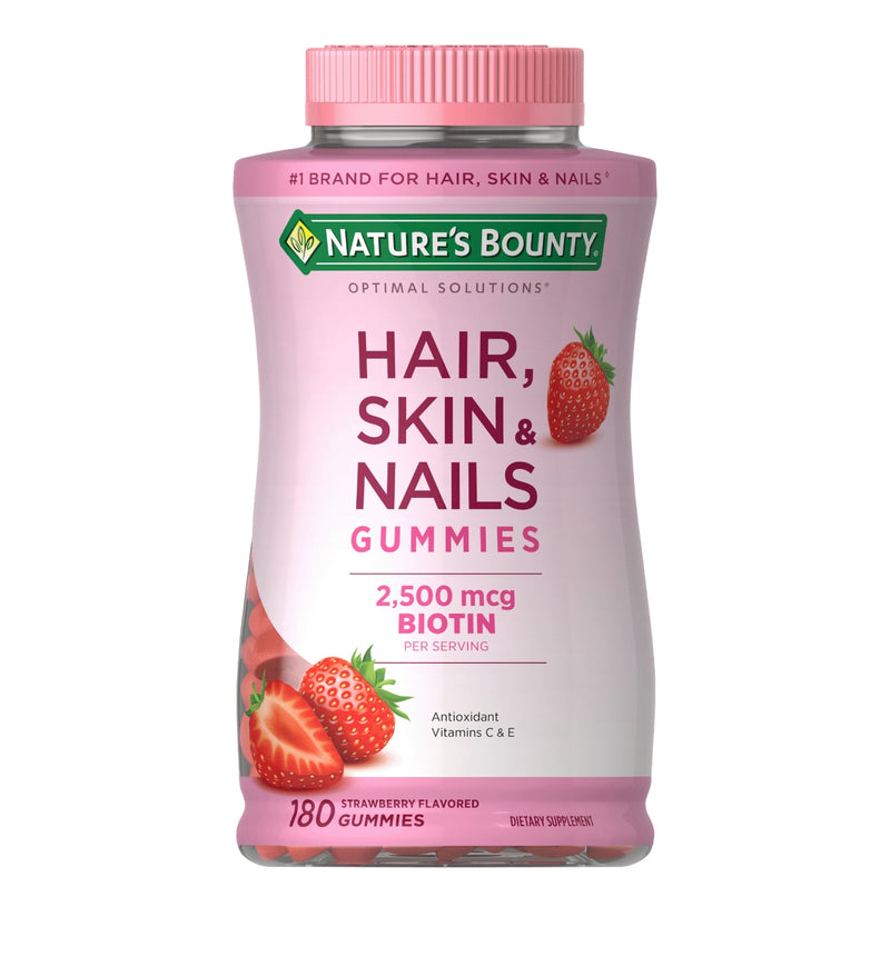 Nature's Bounty Hair Skin & Nails (Cabelo, Pele e Unhas) com biotin 2,500mcg