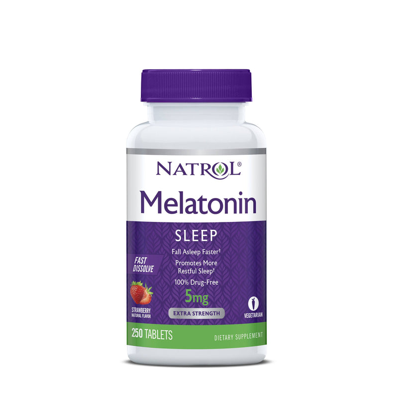 Melatinin NATROL - Fast Dissolve sabor morango 5mg